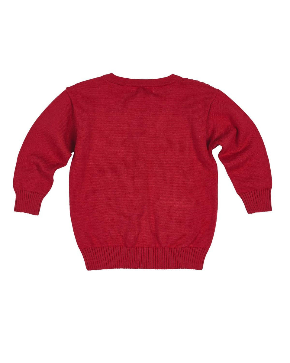 Boys red cheap sweater