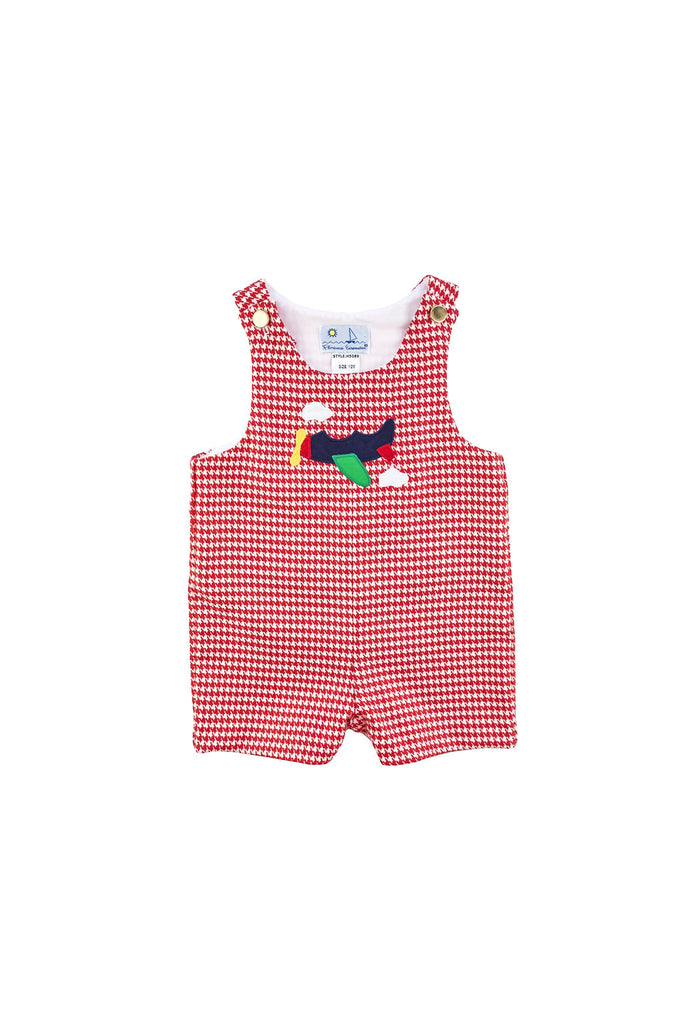 Houndstooth Shortall With Airplane