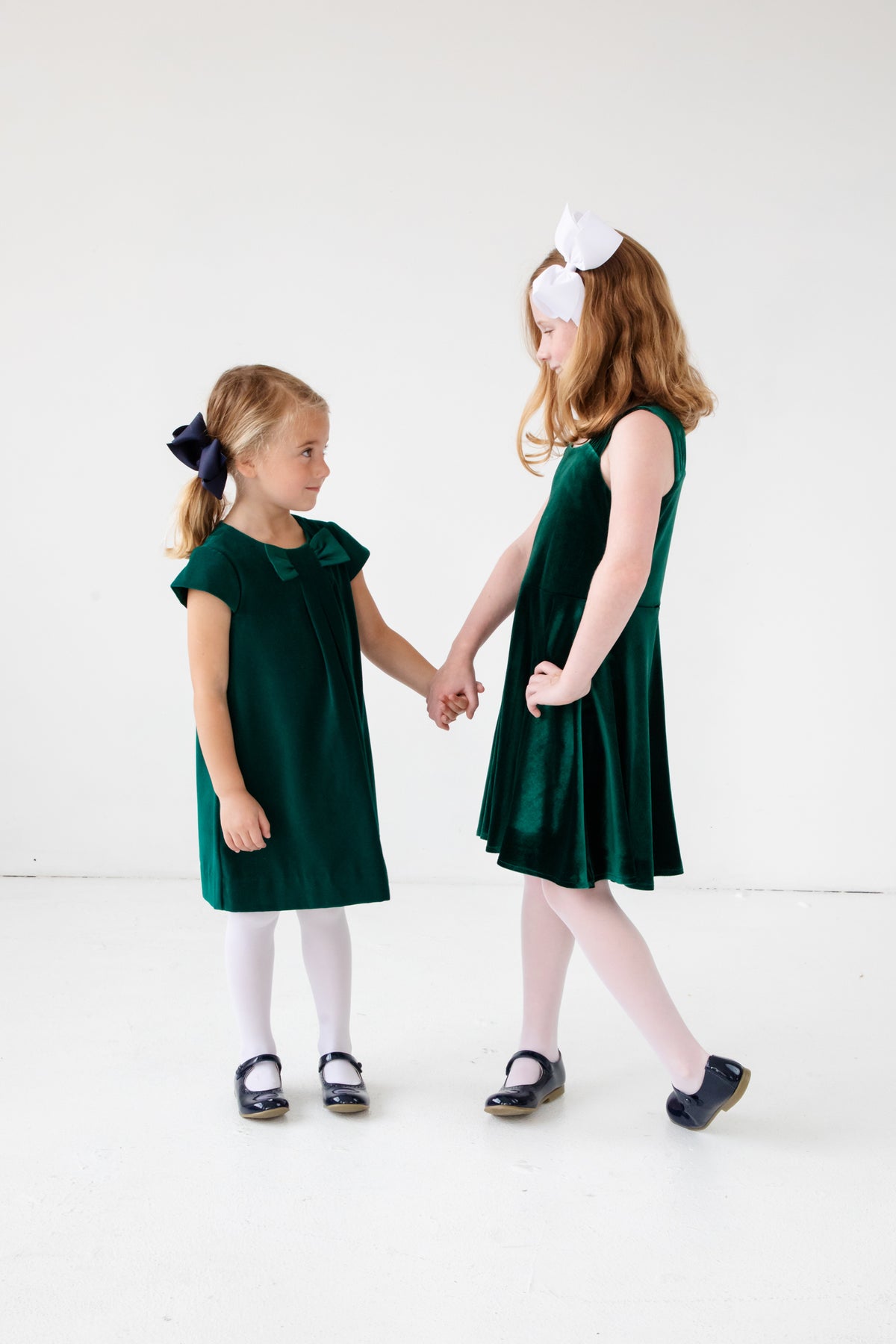 Green velvet 2024 dress kids