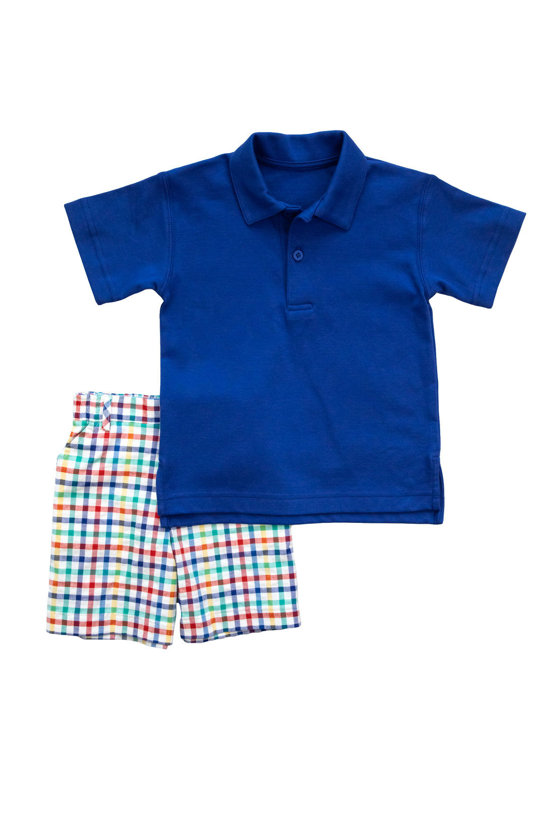 Royal Blue Short Sleeve Polo Shirt – Florence Eiseman